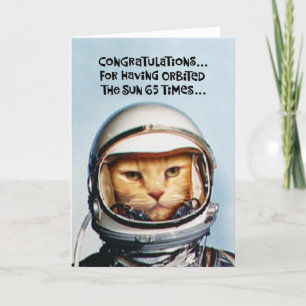 Funny 65th Birthday Kaart