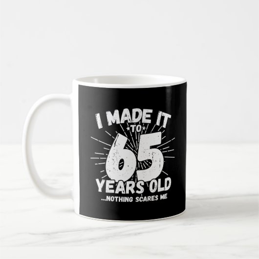 Funny 65th Birthday Quote Sarcastic 65 Year Old Koffiemok (Links)