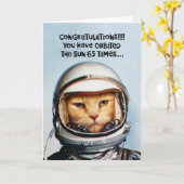 Funny 65th "Medicare Birthday" Kaart (Gele Bloem)