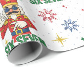 Funny 67 6 7 Meme Xmas Nutcracker Christmas Humor Cadeaupapier (Rol Hoek)