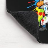 Funny 67 Baseball Dabbing Cat 6 7 Dripng Ice Cream Muismat (Hoek)