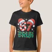 Funny 67 Bruh Christmas Design Meme Lights Candy C T-shirt (Voorkant)