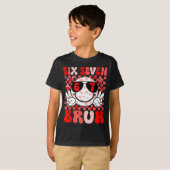 Funny 67 Bruh Valentines Six Seven Meme Hearts 6 7 T-shirt (Voorkant volledig)