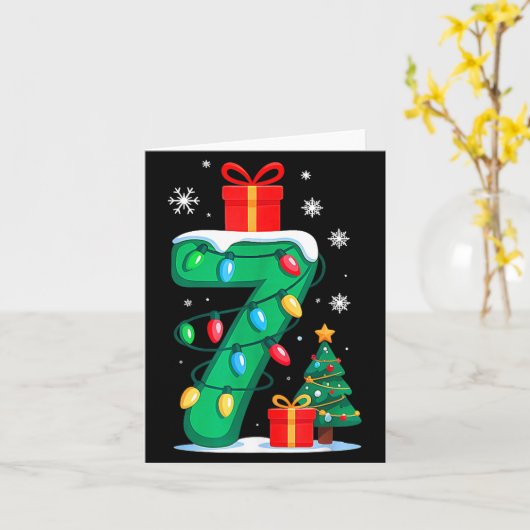 Funny 67 Christmas 6 7 Six Seven Meme 6 7 Matching Kaart (Gele Bloem)