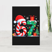 Funny 67 Christmas 6 7 Six Seven Meme 6 7 Matching Kaart (Voorkant)