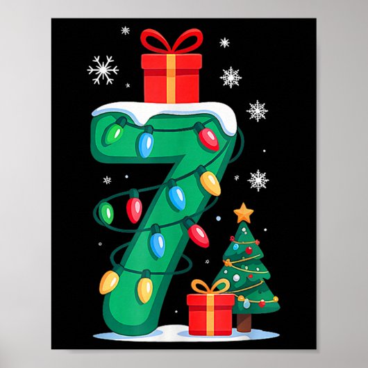 Funny 67 Christmas 6 7 Six Seven Meme 6 7 Matching Poster (Voorkant)