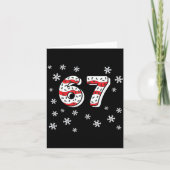 Funny 67 Christmas Cakes 67 Funny Kid 67 Christmas Kaart (Voorkant)