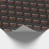 Funny “67” Christmas Meme – Red & Green Plaid  Cadeaupapier (Hoek)