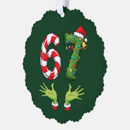 Funny “67” Christmas Ornament (Links)