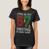Funny 67 Christmas Pajama Meme Xmas Pjs For Family T-shirt (Voorkant)