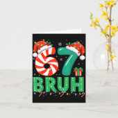 Funny 67 Christmas Pajama Xmas Six Seven Meme 6-7  Kaart (Gele Bloem)