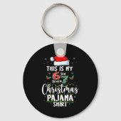 Funny 67 Christmas Pajamas Shirt Six Seven Meme Br Sleutelhanger (Voorkant)
