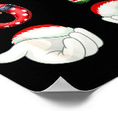 Funny 67 Christmas Pajamas Six Seven Meme 6 7 Elf  Poster (Hoek)