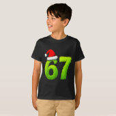 Funny 67 Christmas Six Seven Meme 6 7 Teens Boys G T-shirt (Voorkant volledig)
