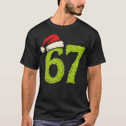 Funny 67 Christmas Six Seven Meme 6 7 Teens Boys G T-shirt (Voorkant)