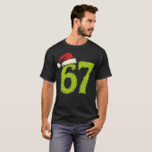 Funny 67 Christmas Six Seven Meme 6 7 Teens Boys G T-shirt (Voorkant volledig)