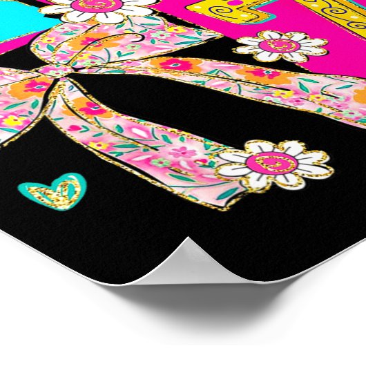 Funny 67 Coquette Bow Design For Girly Aesthetic L Poster (Hoek)