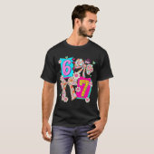 Funny 67 Coquette Bow Design For Girly Aesthetic L T-shirt (Voorkant volledig)