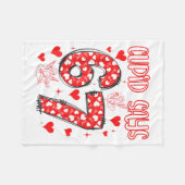 Funny 67 Cud Says 67 Valentine Couple Matching Six Fleece Deken (Voorkant (Horizontaal))