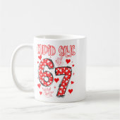 Funny 67 Cud Says 67 Valentine Couple Matching Six Koffiemok (Links)