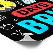 Funny 67 Days Bruh Six Seven Meme Teacher Kids Num Poster (Hoek)