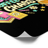 Funny 67 Days Of Coffee Retro Teacher Humor  Poster (Hoek)