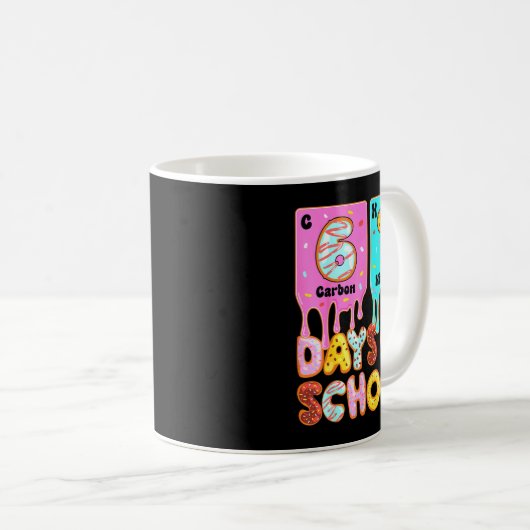 Funny 67 Days Of School Meme Periodic Table Drip G Koffiemok (Voorkant rechts)