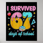 Funny 67 Days Of School Meme Teacher Student Tee  Poster (Voorkant)