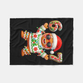 Funny 67 Gingerbread Six Seven Ice Cream Drip Chri Fleece Deken (Voorkant (Horizontaal))