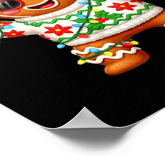 Funny 67 Gingerbread Six Seven Ice Cream Drip Chri Poster (Hoek)