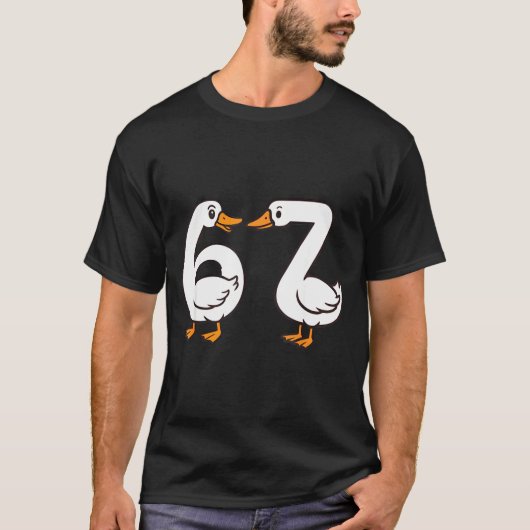 Funny 67 Goose Silly Brain Rot Teacher Gen Alpha S T-shirt (Voorkant)