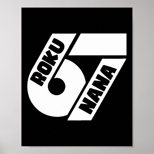 Funny 67 Japanese Meme Roku Nana Graphic Design  Poster (Voorkant)