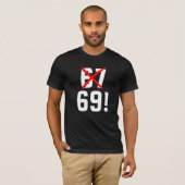Funny 67 Joke | Sarcastic Minimalist Humor Gift T-shirt (Voorkant volledig)