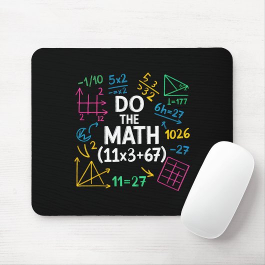 Funny 67 Math Equation 100 Days Of School 100 Days Muismat (Met muis)