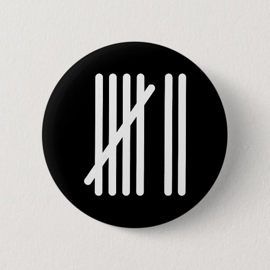 Funny 67 Math Teacher Kindergarten Number Counting Ronde Button 5,7 Cm (Voorkant)