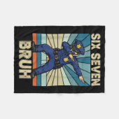 Funny 67 Meme 6 7 Six Seven Liceman Lice Officer R Fleece Deken (Voorkant (Horizontaal))