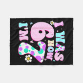 Funny 67 Meme 7th Birthday Girl I Was 6 Now I'm 7 Fleece Deken (Voorkant (Horizontaal))