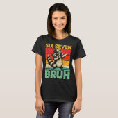 Funny 67 Meme Boys Kids 6 7 Dabbing Six Seven Bruh T-shirt (Voorkant volledig)
