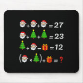 Funny 67 Meme Christmas Math Teacher Santa Six Sev Muismat (Voorkant)