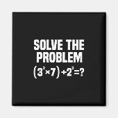 Funny 67 Meme Math Six Seven Teacher Brainrot Joke Magneet (Voorkant)