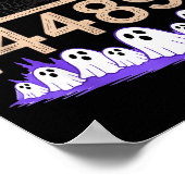 Funny 67 Meme Math Teacher 6 7 Halloween Square Ro Poster (Hoek)