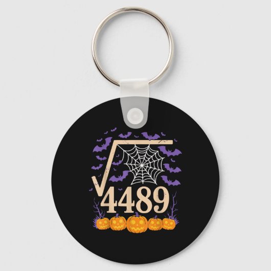 Funny 67 Meme Math Teacher 6 7 Square Root 4489 Sleutelhanger (Voorkant)