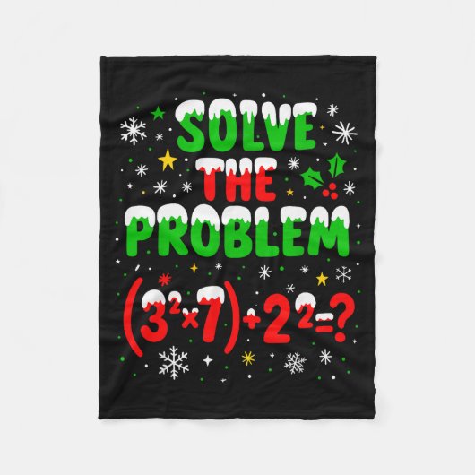 Funny 67 Meme Pemdas Elementary Math Teacher 6 7 C Fleece Deken (Voorkant)