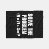 Funny 67 Meme Pemdas Elementary Math Teacher Brain Fleece Deken (Voorkant (Horizontaal))