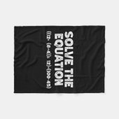 Funny 67 Meme Pemdas Elementary Math Teacher Brain Fleece Deken (Voorkant (Horizontaal))