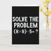 Funny 67 Meme Pemdas Elementary Math Teacher Brain Kaart (Gele Bloem)