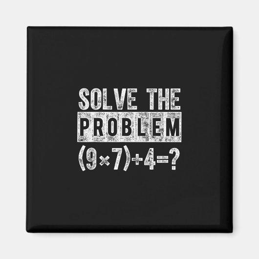 Funny 67 Meme Pemdas Elementary Math Teacher Brain Magneet (Voorkant)