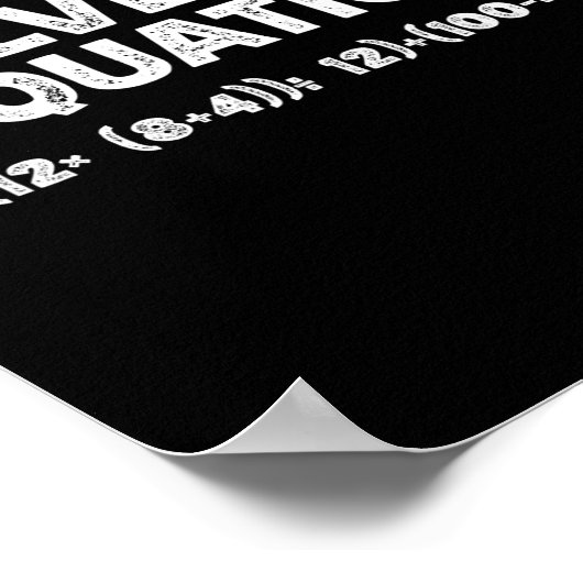 Funny 67 Meme Pemdas Elementary Math Teacher Brain Poster (Hoek)