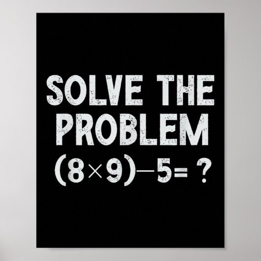 Funny 67 Meme Pemdas Elementary Math Teacher Brain Poster (Voorkant)