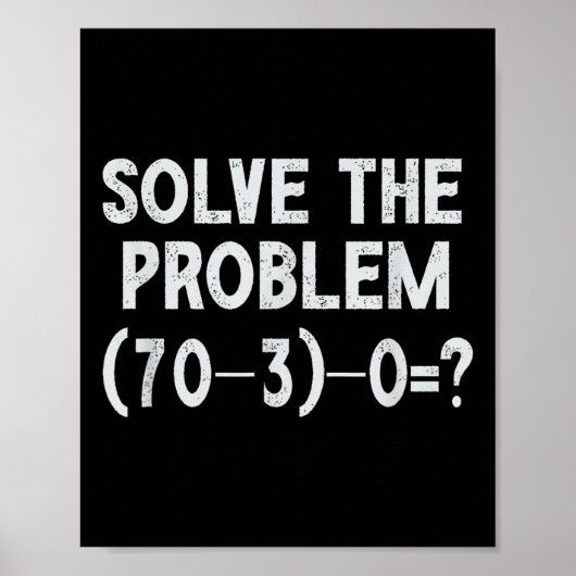 Funny 67 Meme Pemdas Elementary Math Teacher Brain Poster (Voorkant)